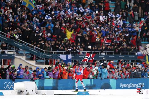 Norway Wins Gold Medal For Cross Country Olympics 2018 4x10 Km Relay