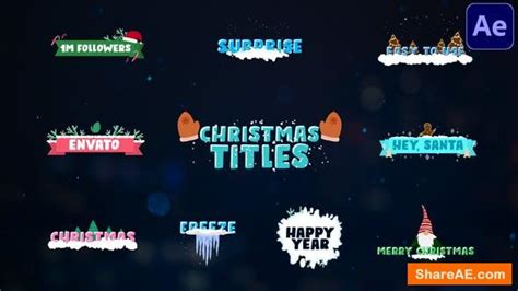 Christmas slideshow is an enchanting after effects template with a dynamically animated slideshow that reveals your media. Videohive Christmas Titles | After Effects » free after ...