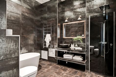 17 Stunning Industrial Bathroom Designs Youll Love