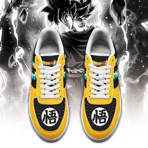 The 'kayfabe' explanation is probably that goku and jiren were striking each other so hard, the force of their impacts were driving them backwards so, i started watching dragon ball z and football everyday and it kind of lifted my spirits up a lot and. Goku Air Force Sneakers Dragon Ball Anime Shoes Custom ...