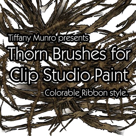 Thorn Root Branch And Bramble Brushes For Clip Studio Paint