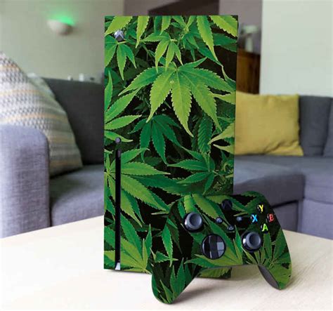 Nalepka Kože Marihuane Xbox Tenstickers