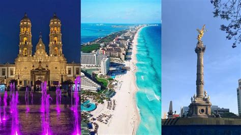 las 6 ciudades más visitadas en méxico