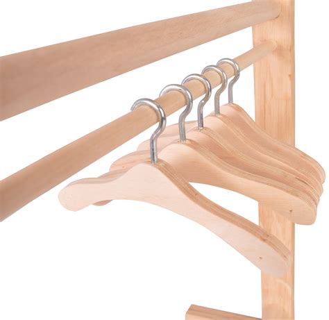 Fromwood Mini Hangers For Clothes Stands Wood 11x55cm 5 Pcs