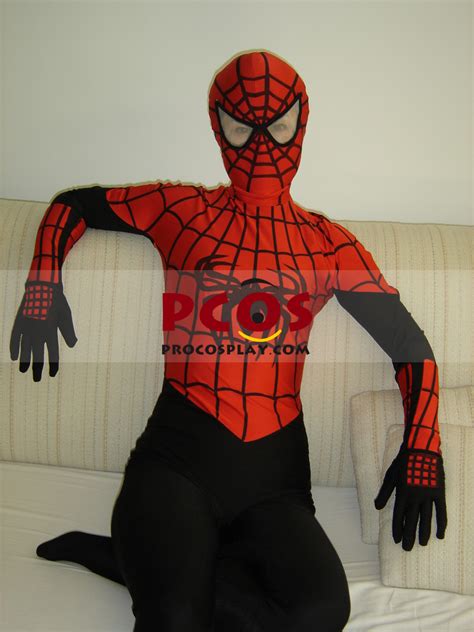 spiderman lycra spandex zentai suit c176 best profession cosplay costumes online shop