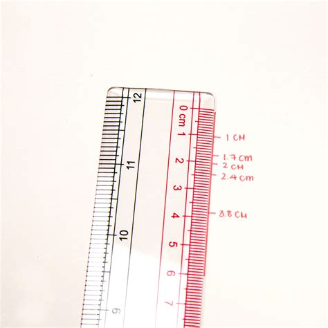 Bazic Claro 12 30cm Transparent Plastic Ruler Bazic Products