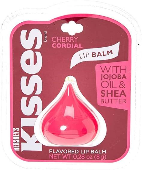 Hershey Kisses Limited Edition Cherry Cordial Flavored Lip Balm With Jojoba Oil