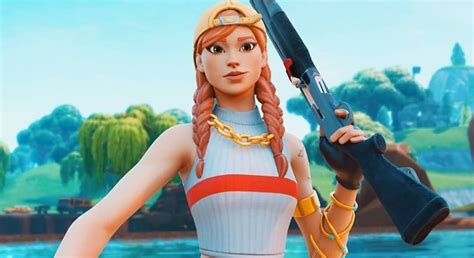 According to fantasyfull, she was designed and created to look more of the game artist herself with a few treasure hunting personalities. fortnite wallpapers aura 2020 - Broken Panda