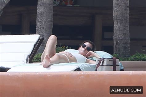 Emma Watson Wearing A Two Piece White Bikini While Enjoying Some Downtime In Cabo 04 06 2019