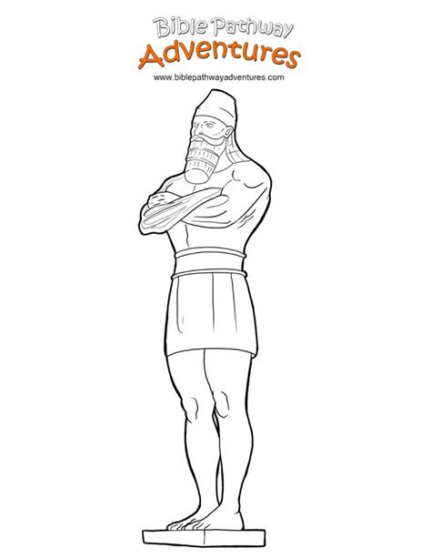 Nebuchadnezzar S Dream Printable Coloring Page