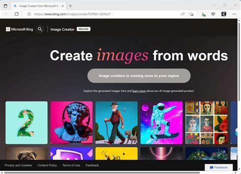 Microsoft Bing Image Creator Preview Is Now Available In Select Markets