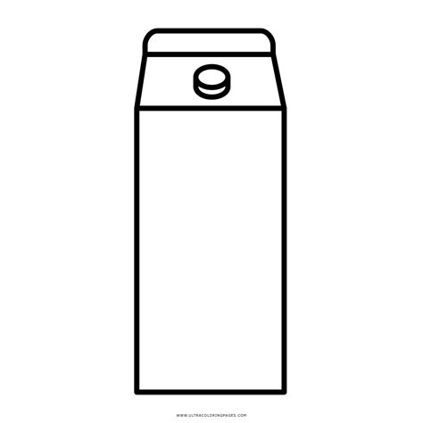 Milk Carton Coloring Page Ultra Coloring Pages