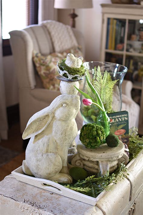 Follow The Yellow Brick Home Easy Spring Decorating With Bunnies