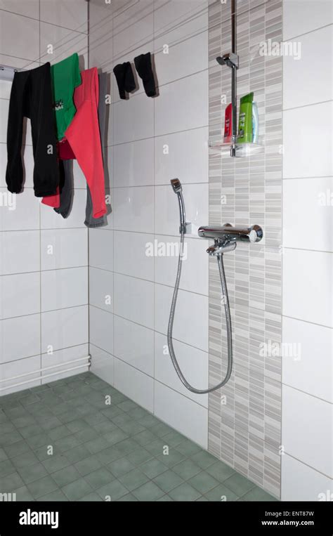 A Finnish Bathroom Stock Photo Alamy