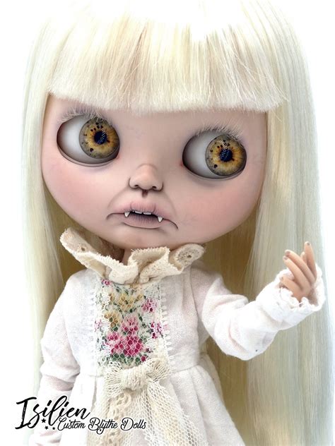 Spooky Blythe Doll Vampire Blythe Custom Blythe Doll Creepy Etsy