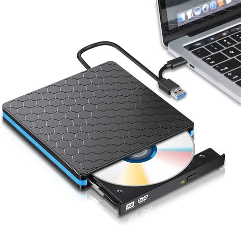 Amazon.com: External DVD Drive, M Way USB 3.0 Type C CD Drive, Dual