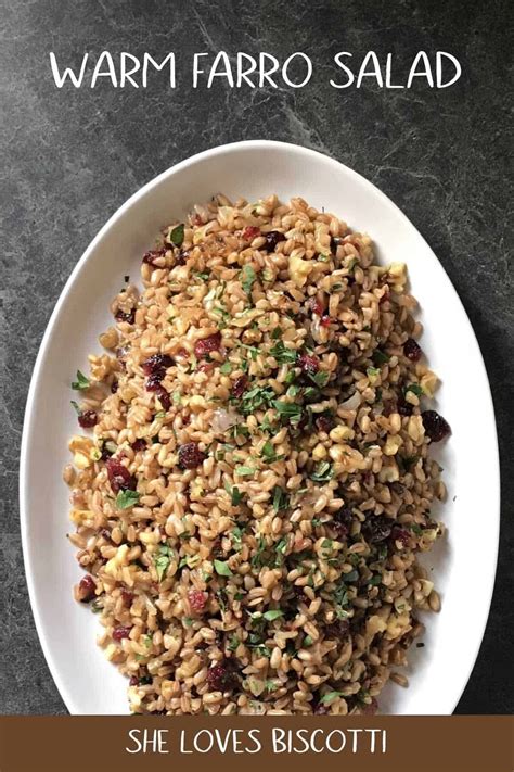 This Warm Farro Salad Combines This Ancient Grain With Cranberries