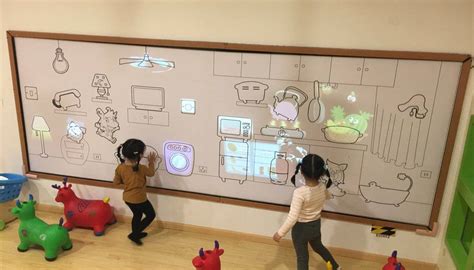 Interactive Wall Projection Game For Indoor Playground And Interactive