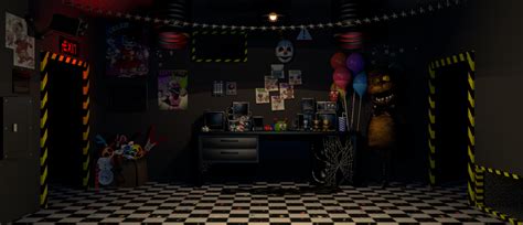 Ucn Office Wip 1 By Me In Blender Rfivenightsatfreddys