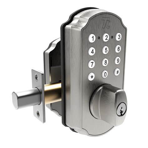 Turbolock Tl114 Keyless Door Lock With Keypad And Voice Prompts