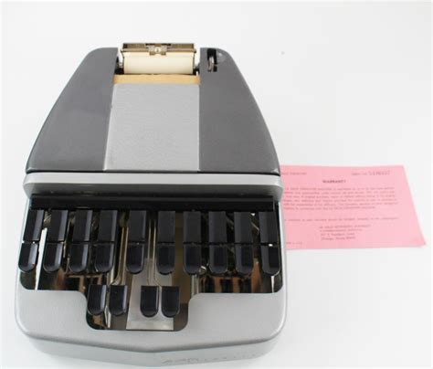 Lot A Stenotype Machine Used During Jfk Assassination Hearings