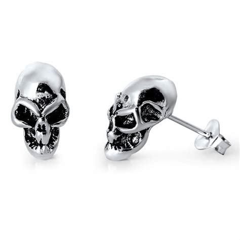 Skull Earrings Badass Jewelry