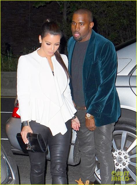 Kim Kardashian And Kanye West Dinner Date Night Photo 2654546 Kanye