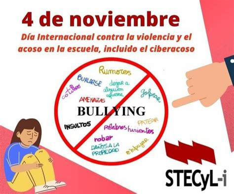 Día internacional contra la violencia y el acoso en la escuela