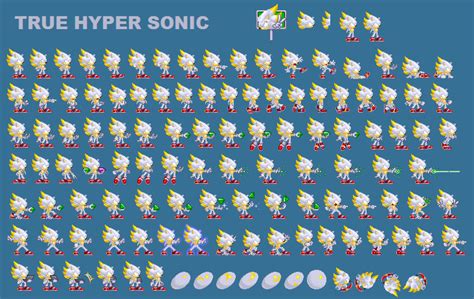 True Hyper Sonic Sprites Sonic 3 Style Passafuel Images And Photos Finder