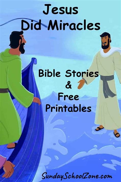 Jesus Performed Miracles Archives Bible Stories For Kids Preschool