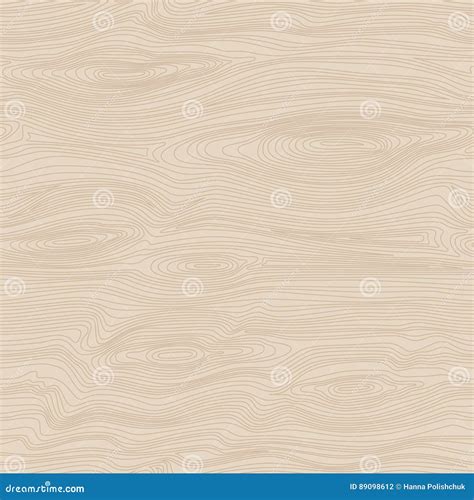 Seamless Linear Pattern With Light Wood Texture Wooden Background Stock Vector Illustration