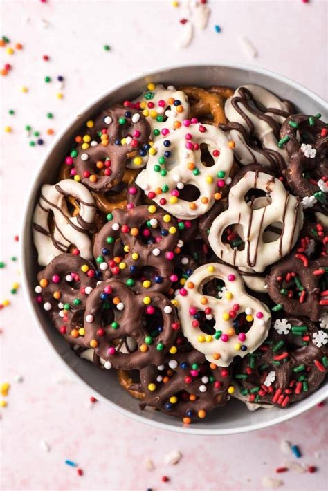 Chocolate Covered Pretzels Dipped Pretzels For Every Occasion