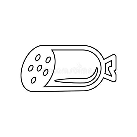 Sausage Icon Element Of Eating For Mobile Concept And Web Apps Icon