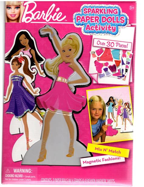 Miss Missy Paper Dolls Barbie Sparkling Paper Doll Ac