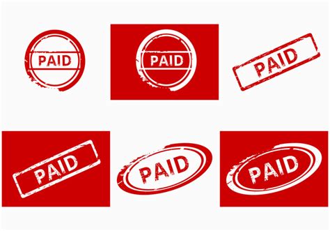 Paid Stamp Download Free Vector Art Stock Graphics And Images
