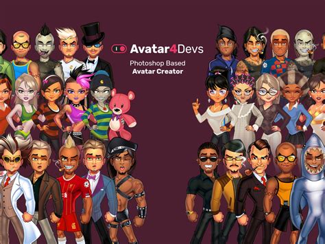 Avatar4devs Photoshop Based Avatar Creator By Sosfactory 💊 On Dribbble