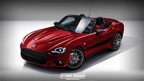 Abarth 124 Spider Leaps Into The Virtual World Carscoops