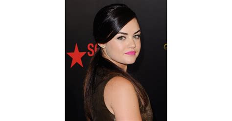 Lucy Hale Trendy Celebrity Bangs For All Face Shapes And Hair Textures Popsugar Beauty Photo 13