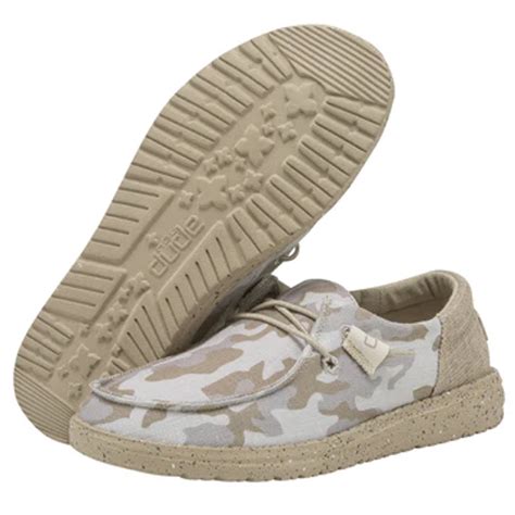 Hey Dude Wendy Funk Camo Tide Shoe Natural Pee Dee Outfitters
