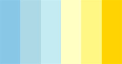 Light Blue And Yellow Color Scheme Blue
