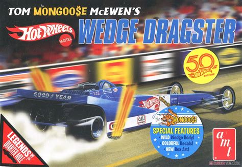 Tom Mangoose Mcewen Fantasy Wedge Dragster Hot Wheels Model Car Package1