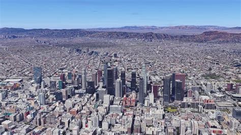 4k Los Angeles Downtown Aerial By Footager Videohive