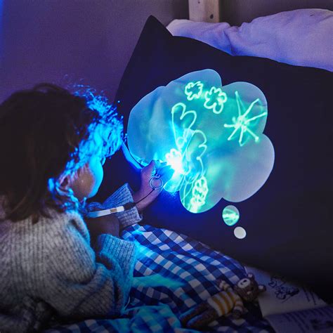 Interactive Glow In The Dark Dream Cloud Pillowcase By Illuminated ...