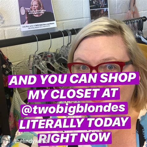 Big Fat Announcement Shop Lindy West S Closet Two Big Blondes