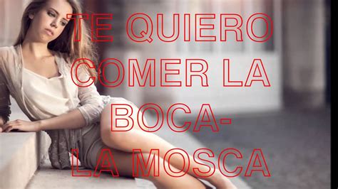 Te Quiero Comer La Boca La Mosca Remix Youtube