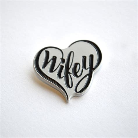 Wifey Heart Pin Perfect Bridal Shower T Wedding Swag Ts