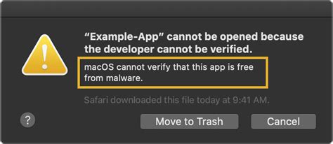“macos Cannot Verify That This App Is Free From Malware” Error Fix