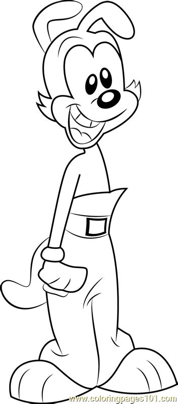 Animaniacs Yakko Wakko And Dot Coloring Pages Coloring Pages