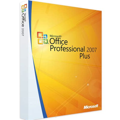 Licencia Microsoft Office 2007 Professional Plus Producto Esd Digital