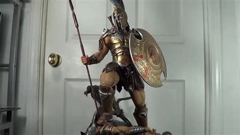 Kratos is the protagonist in the video game franchise, god of war. ARH Studios Ares God of War Gold Armor Edition Statue ...